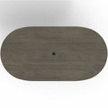 Lorell Prominence 2.0 Racetrack Conference Tabletop, Gray, LLRPRT4896GE