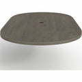 Lorell Prominence 2.0 Racetrack Conference Tabletop, Gray, LLRPRT4896GE