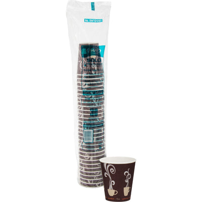 Dart Container Solo ThermoGuard 12 oz Double Walled Paper Hot Cups, Multi, 30 / Bag, SCCDWTG12ST