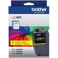 Brother LC401YS Original Standard Yield Inkjet Ink Cartridge - Single Pack - Yellow -, BRTLC401YS