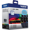 Brother LC4013PKS Original Standard Yield Inkjet Ink Cartridge - CMY - 3 / Pack, BRTLC4013PKS