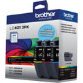 Brother LC4013PKS Original Standard Yield Inkjet Ink Cartridge - CMY - 3 / Pack, BRTLC4013PKS