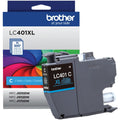 Brother LC401XLCS Original High Yield Inkjet Ink Cartridge - Single Pack - Cyan -, BRTLC401XLCS