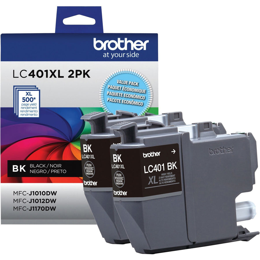 Brother Original High Yield Inkjet Ink Cartridge - Black - 2 / Pack — view 1