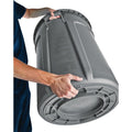 Rubbermaid Commercial Vented Brute 20-gallon Container, Black, RCP1779734
