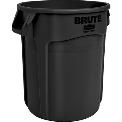 Rubbermaid Commercial Vented Brute 20-gallon Container, Black, RCP1779734