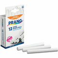 Dixon Ticonderoga Prang Nontoxic Chalk Sticks, White, 12 / Carton, DIX31144CT