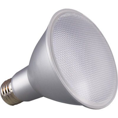 Satco 12W PAR 30/LN/FL 3000K LED Bulb, Silver, SDNS29431