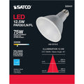 Satco 12W PAR 30/LN/FL 3000K LED Bulb, Silver, SDNS29431