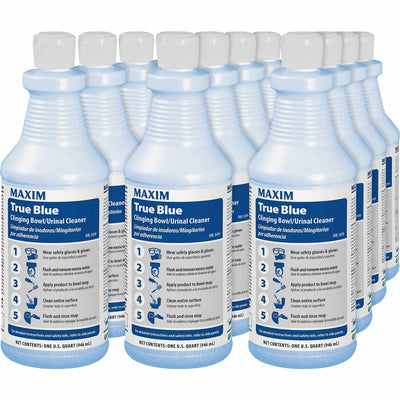Midlab True Blue Clinging Bowl Cleaner, Dark Blue, 12 / Carton, MLB03090012