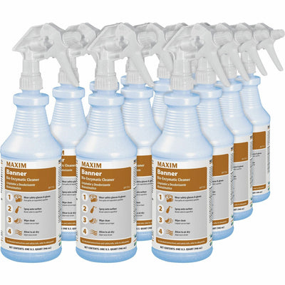 Midlab Banner Bio-Enzymatic Cleaner, White, 12 / Carton, MLB07120012