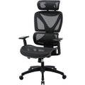 Lorell Xavier All-Mesh High-Back Chair with Articulating Lumbar, LLR84396