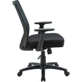 Lorell SOHO Mesh Mid-Back Task Chair, Black, LLR41840