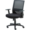 Lorell SOHO Mesh Mid-Back Task Chair, Black, LLR41840
