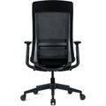 The Raynor Group Eurotech Elevate Chair, EUTELV2BLKFSBLK
