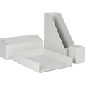 U 4-Piece Desk Organization Set, Gray, UBR3632U0002