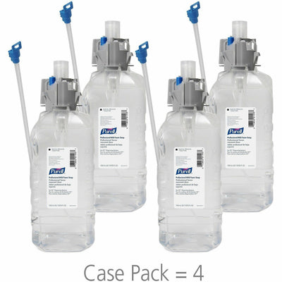 Gojo PURELL Professional Mild Foam Soap Refill, Clear, 4 / Carton, GOJ856504CT