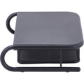 Lorell Mesh Wire Monitor Stand, Black, LLR84147