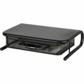 Lorell Mesh Wire Monitor Stand, Black, LLR84147