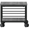 Lorell Underdesk Mobile Machine Stand, Black, LLR60262
