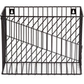U Vena Desk Organization Collection Hanging File Basket, Black, UBR3836U0206