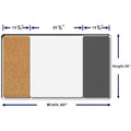 Lorell Mounting Frame for Whiteboard - Silver, LLR18321