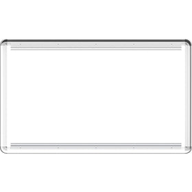Lorell Mounting Frame for Whiteboard - Silver, LLR18321