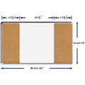 Lorell Mounting Frame for Whiteboard - Silver, LLR18321