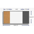 Lorell Mounting Frame for Whiteboard - Silver, LLR18322