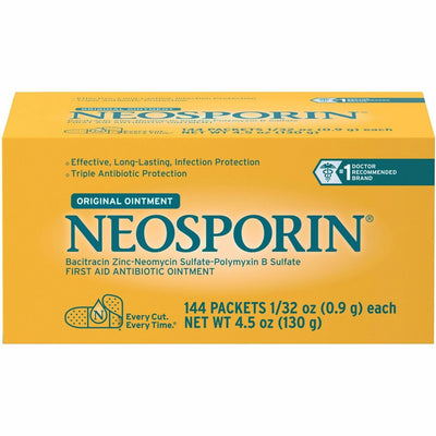Johnson & Johnson Consumer . Neosporin Original Ointment, Yellow, 144 / Box, JOJ04257
