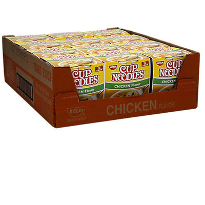 NISSIN FOODS Top Ramen Chicken Flavor Cup Noodles, 12 / Carton, NSF23003