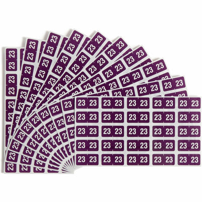 Smead ETS Color-Coded Year Labels, Purple, 1 Pack, SMD67923