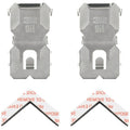 3M CLAW Drywall Picture Hanger, Gray, 2 / Pack, MMM3PH65M2ES