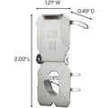 3M CLAW Drywall Picture Hanger, Gray, 2 / Pack, MMM3PH65M2ES