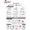 3M CLAW Drywall Picture Hanger, Gray, 10 / Pack, MMM3PHKITM10ES