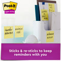 3M Post-it Super Sticky Dispenser Notes - Canary Yellow, 1 Pack, MMMR33018SSCYCP
