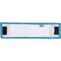 Rubbermaid Commercial Adaptable Flat Mop Microfiber Pad, Blue, 12 / Carton, RCP2132427CT
