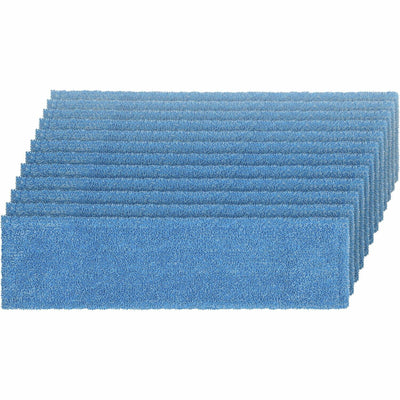 Rubbermaid Commercial Adaptable Flat Mop Microfiber Pad, Blue, 12 / Carton, RCP2132427CT