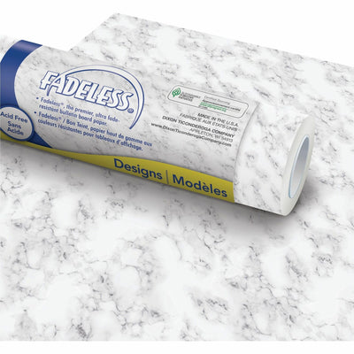 Dixon Ticonderoga Fadeless Bulletin Board Paper Rolls, White, 1 Roll, PACP57115