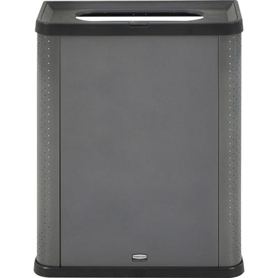 Rubbermaid Commercial Elevate Decorative Waste Can, Pearl Dark Gray, 23 gal, RCP2136963