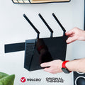 Velcro Eco Collection Adhesive Backed Tape, Black, VEK30190