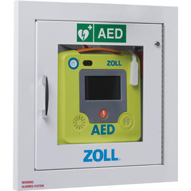 ZOLL Medical AED 3 Recessed Wall Cabinet, Green, ZOL8000001258