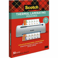 3M Scotch Laminating Pouch, Clear, 50 / Pack, MMMTP385450DE