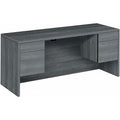 The HON HON 10500 H10565 Credenza, Gray, HON10565LS1