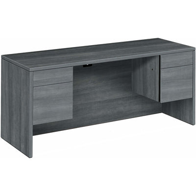 The HON HON 10500 H10565 Credenza, Gray, HON10565LS1