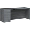 The HON HON 10500 H105904L Pedestal Credenza, Gray, HON105904LLS1