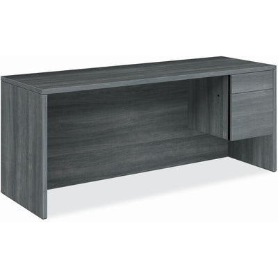 The HON HON 10500 H10545R Pedestal Credenza, Gray, HON10545RLS1