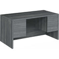 The HON HON 10500 H10573 Pedestal Desk, Gray, HON10573LS1