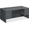 The HON HON 10500 H10593 Pedestal Desk, Gray, HON10593LS1