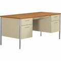 The HON Company HON 34000 H34962 Pedestal Desk, Dual Color, HON34962CL